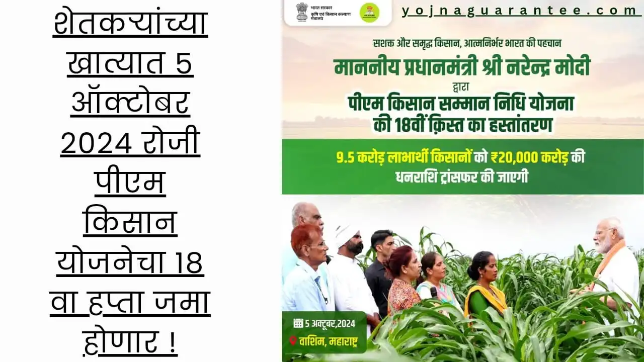 PM Kisan Yojna 18th Installment